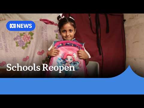 Schools reopen in Gaza, but class is very different | ABC NEWS
