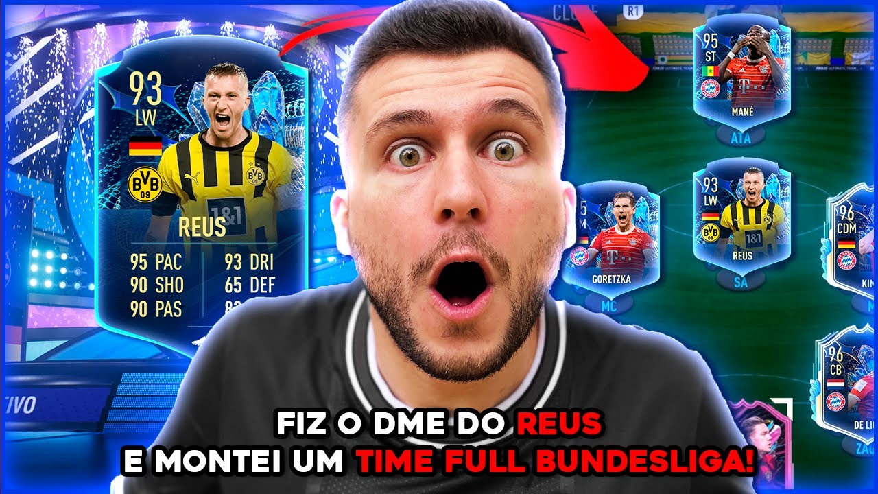 FIZ O DME DO REUS TOTS E MONTEI UM TIME FULL BUNDESLIGA EM VOLTA DELE!! O 20-0 VEIO?? FIFA 23 - UT