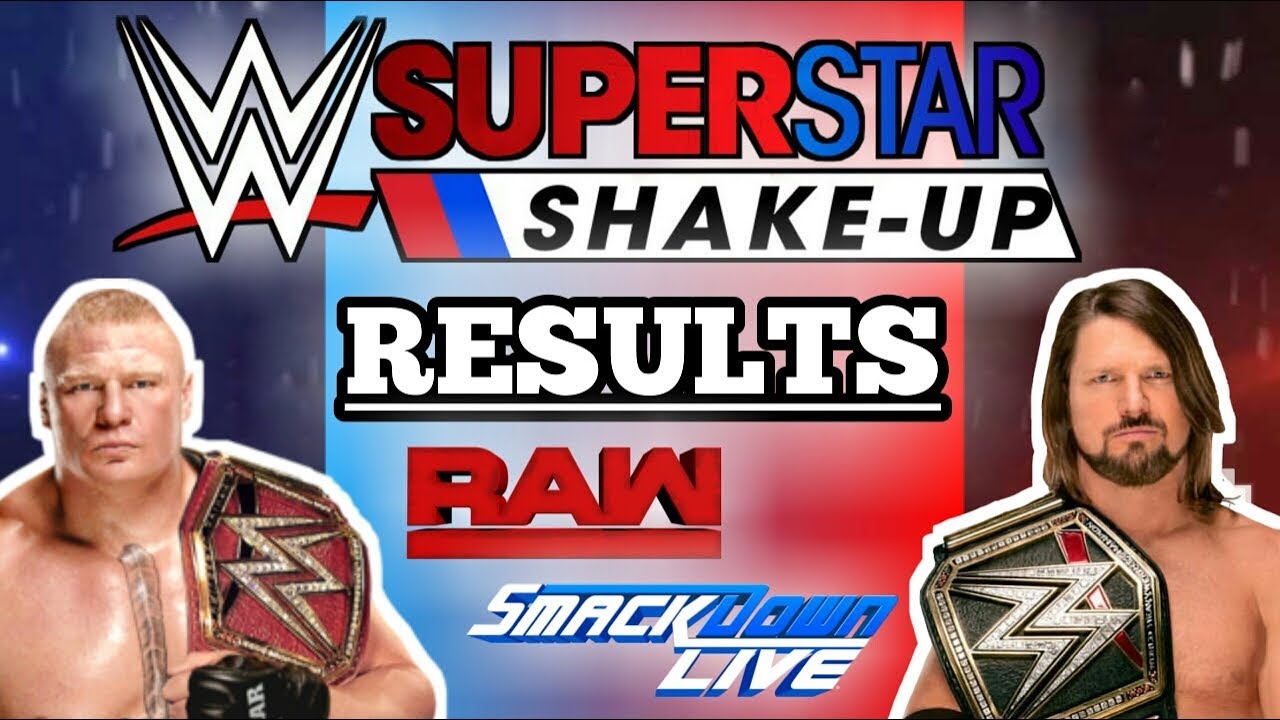 WWE Superstar Shakeup 2018 Results!