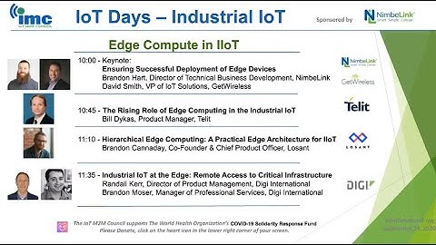 The Rising Role of Edge Computing in the Industrial IoT