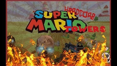 SUPER MARIO TOWERS (HARDCORE MODE) | BLACK OPS 3 CUSTOM ZOMBIES