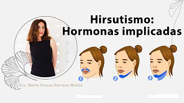 ¿Qué hormona produce vello en la barbilla en las mujeres?