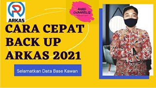 CARA CEPAT BACKUP ARKAS 2021|selamatkan Database anda#arkas #rkas #backuparkas