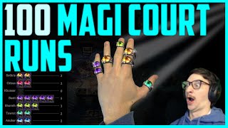 So Many Rings - 100 Magi Court Runs in Grim Dawn Loot Summary