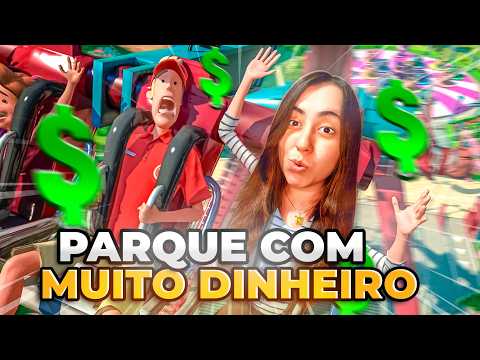 PARQUE DE DIVERSÕES COM MAIS DINHEIRO DO MUNDO - Planet Coaster