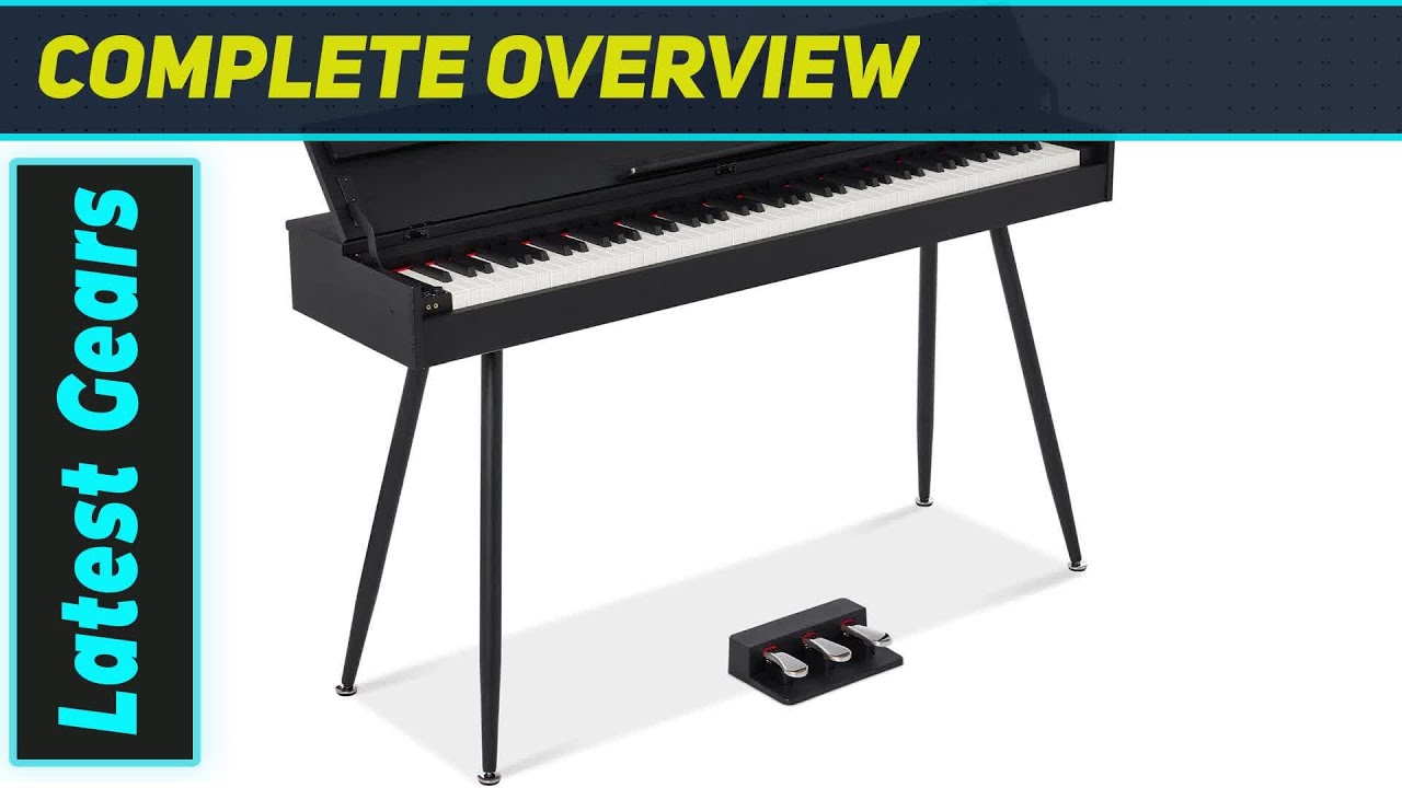 Best Choice Products 88-Key Piano: Modern Desk & Music