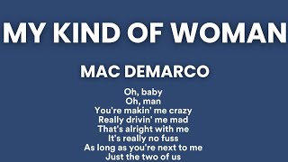 Mac DeMarco — My Kind of Woman Lyrics