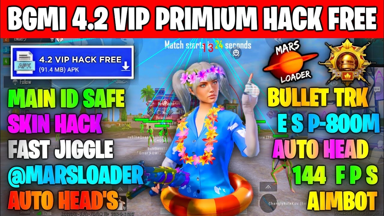 BGMI HACK 4.2 | BGMI 4.2 MOD APK | BGMI ESP HACK | BGMI NEW HACK TODAY | HOW TO HACK BGMI HACK