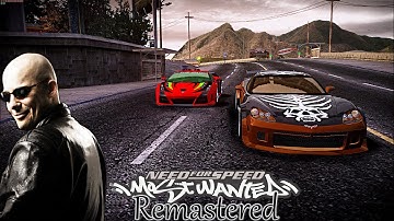 NFS MOST WANTED [Remastered] 4k- Blacklist#5 (WEBSTER) Boss Race Gameplay