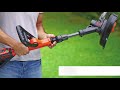 Blackdecker 18v cordless 28 cm string grass trimmer 20ah lithiumion battery