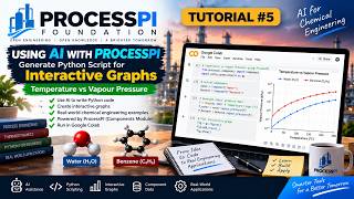 ProcessPI Tutorial #5: AI + Python | Interactive Temperature vs Vapour Pressure Graph