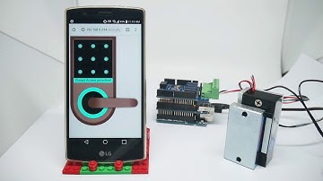 Control your door remotely via web with Arduino and PHPoC! (Pattern password protected)