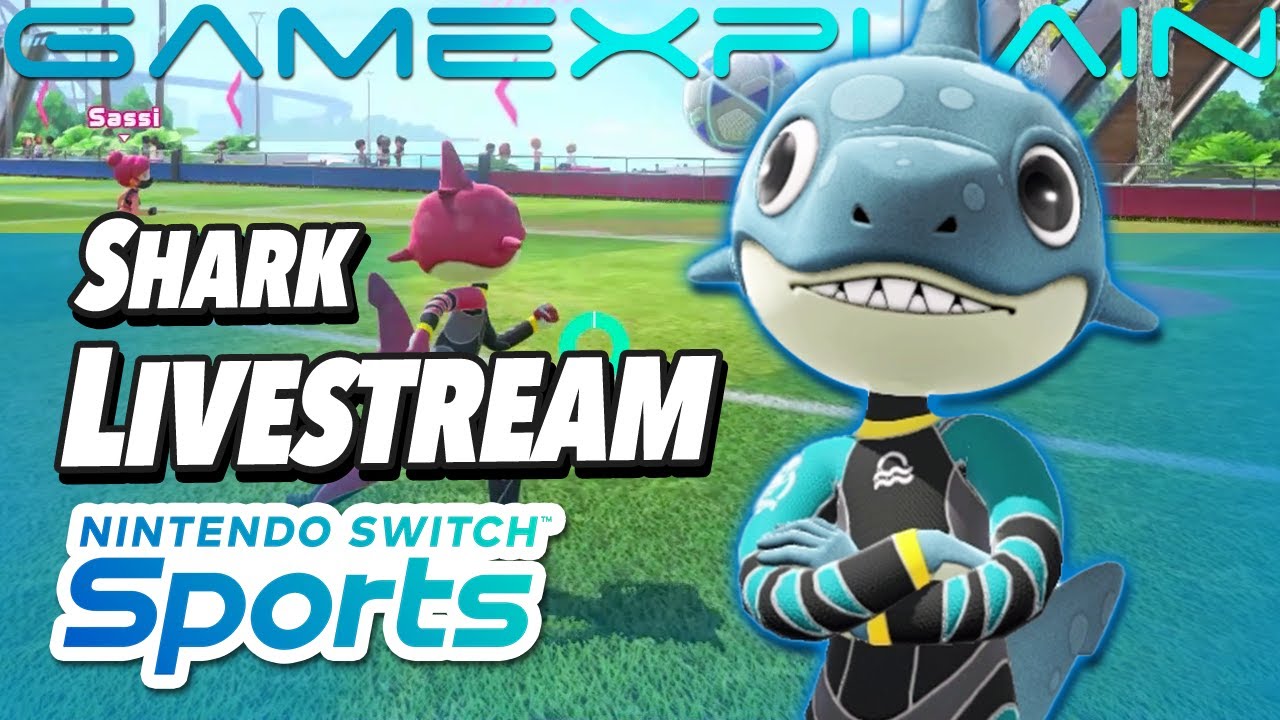 Nintendo Switch PS3 & shark Let's Unlock the SHARK in Nintendo Switch Sports! - LIVESTREAM