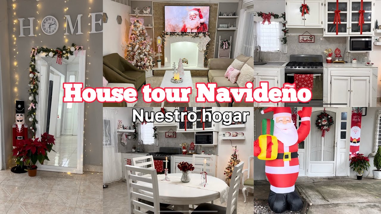 Un hogar de dos🎄||House tour Navideño🎅🏻||Les muestro toda la casa🏡
