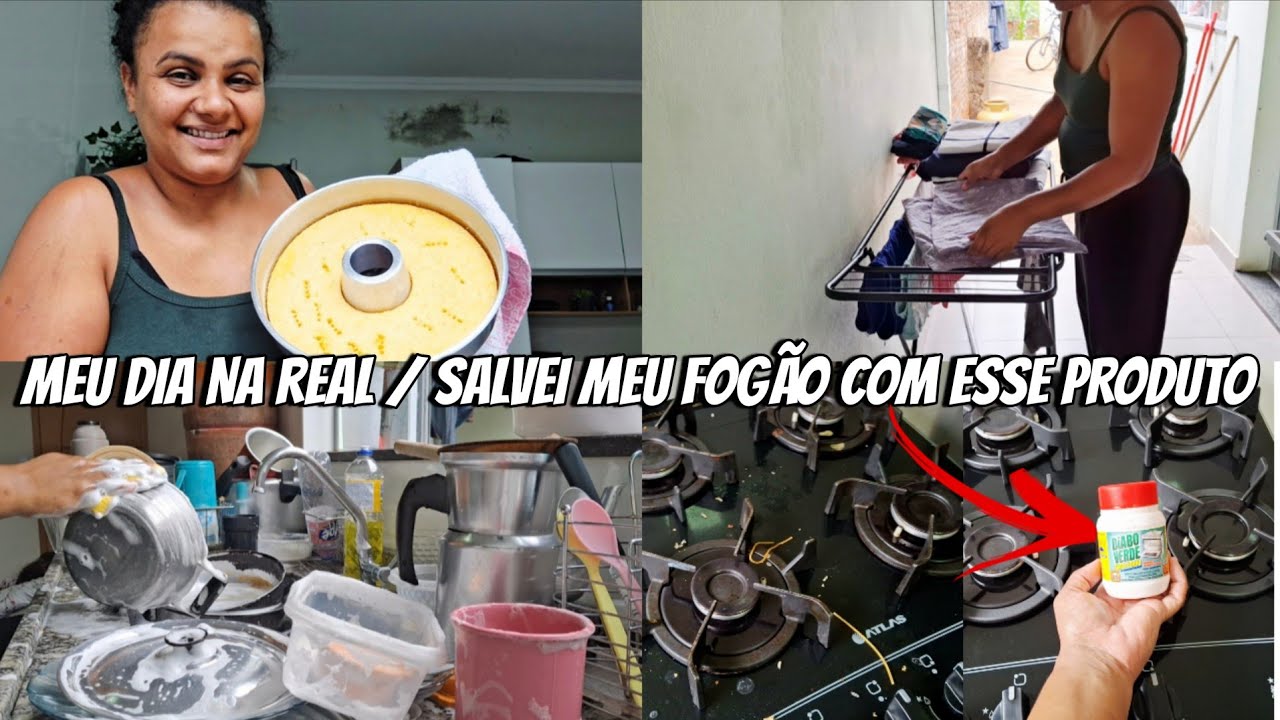 dia a dia de uma dona de casa / Lavei,  Faxinei ,  vida Real + bolo de milho 