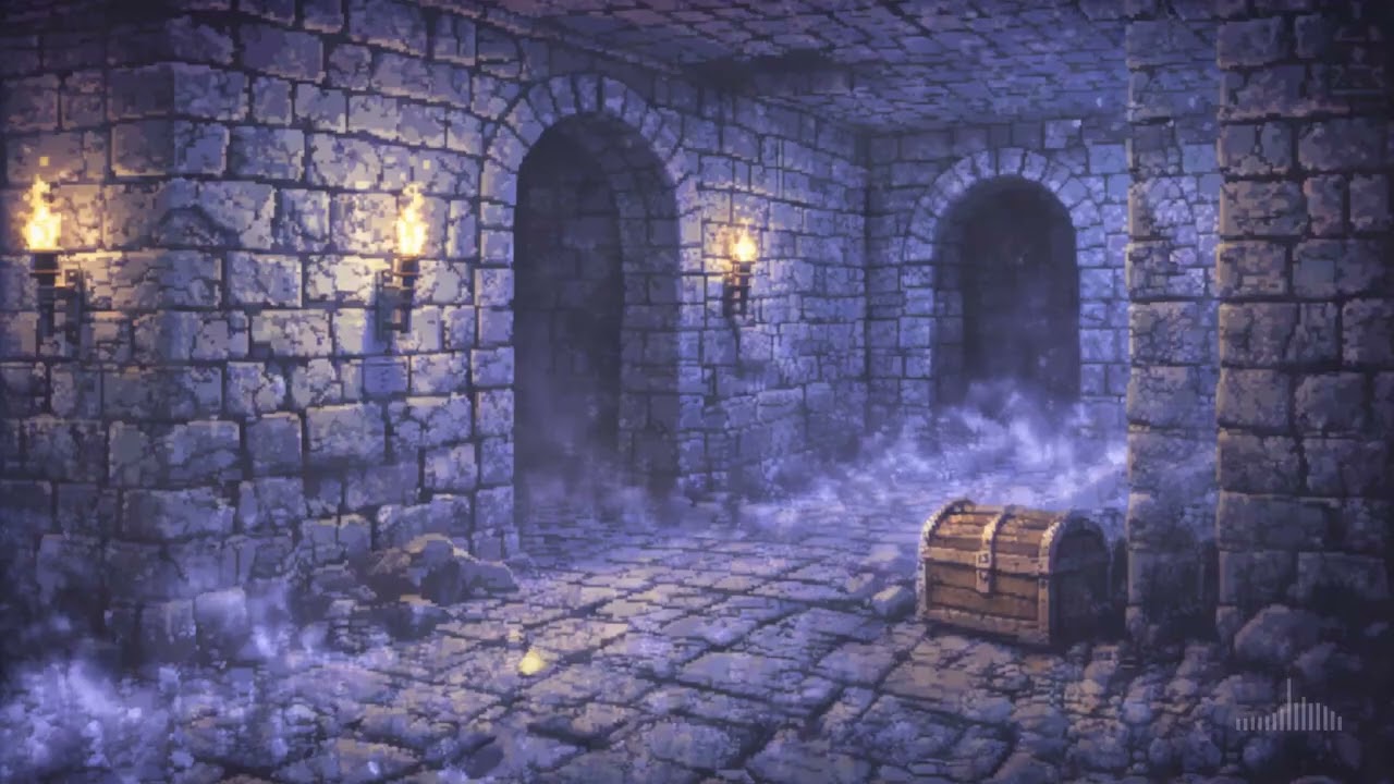 Dungeon Depths 🎮 Retro Game BGM [3 Hours] - music to relax/study to