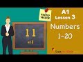 A1  lesson 3  numbers 020  zahlen  german for beginners  learn german