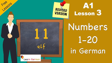 A1 - Lesson 3 | Numbers 0-20 | Zahlen | German for beginners | Learn German
