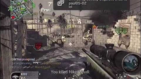 x13 commentary #16 CoD4 M40A3 in Domination on Ambush