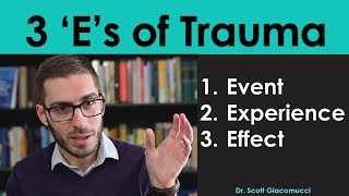3 E's of Trauma: Event, Experience, & Effect
