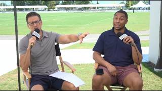 Saints offense shines in first practice with pads - Jonas Sanker talks new role