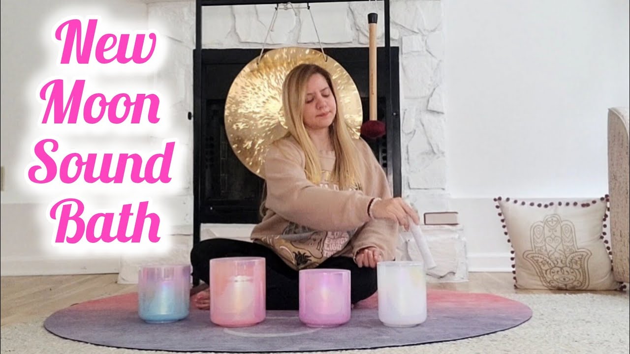 New Moon Solar Eclipse Sound Bath for New Beginnings 5 Min Sound Bath ...