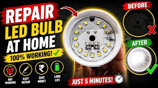 How To Repair An Led Bulb At Home | 100% working |
