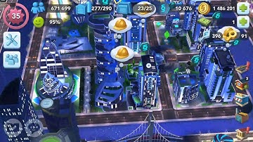 SIMCITY Buildit Quick Tour on my Level 34 City