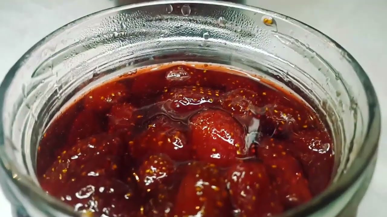 ???? Çok Kolay Pratik ÇİLEK REÇELİ Tarifi ???? Strawberry Jam Recipe   #günlükvlog #köyhayatı #vlog #asmr