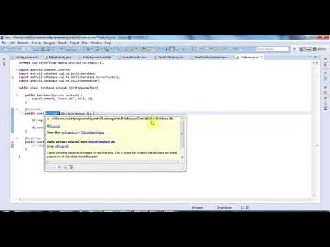 Creating Databases  Practical Android Java Development Part 20