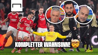 Mourinho will "Respekt", sogar Pep freut sich: Die Stimmen zum Benfica-Wahnsinn🤯