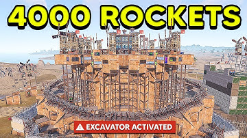 How Walling in GIANT EXCAVATOR Made us Shoot 4,000 ROCKETS in 4 Days - Atlas 2x Medium