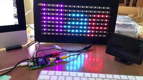 テープLEDで8x16マトリクスLEDを作る