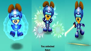 Garfield Rush Unlocking ROBOT Character Gameplay 2022. screenshot 3