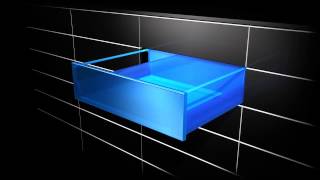 German Kitchen Cabinet Drawer - Profi+ 3D Animation - Nobilia New York