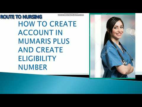 how to create eligibility number #professional classification #mumaris plus account