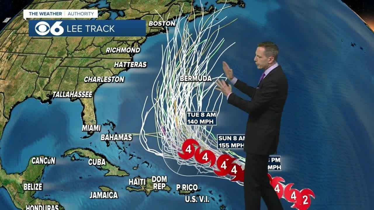 Tracking Lee: Some models bring hurricane into New England, Canada