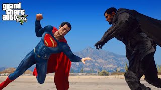 GTA 5 - Superman VS General Zod | Epic Battle Destroy Los Santos