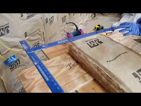 How to cut fiberglass insulation for installation