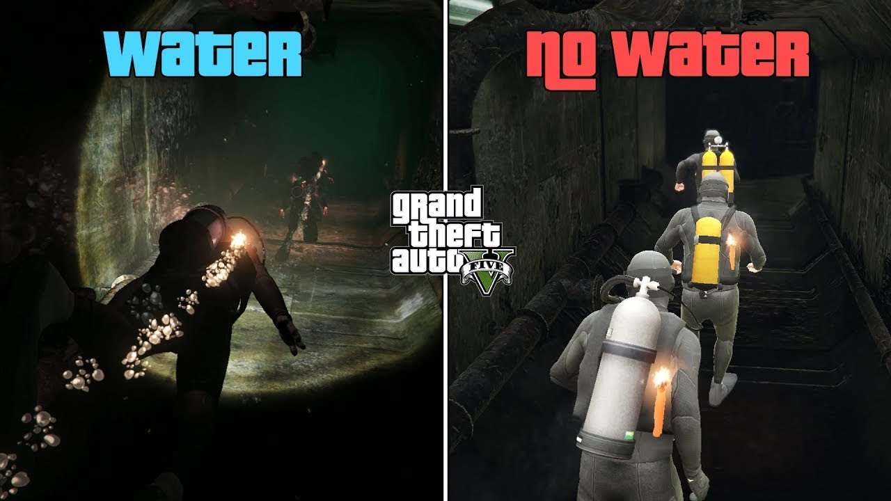 GTA 5   Missions Without Water! funny