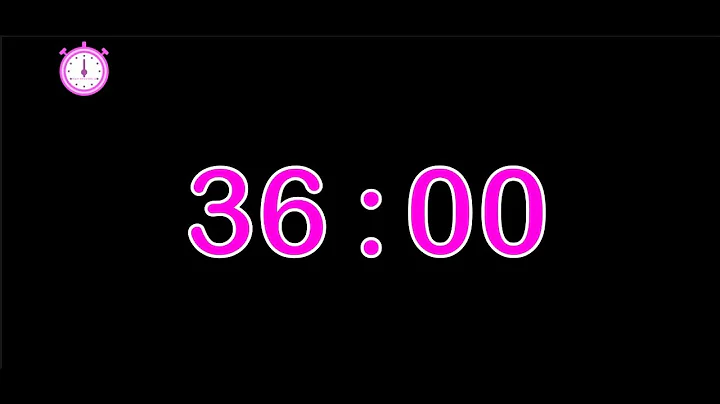 36 minute timer : countdown 36 minute timer
