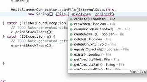 Android Application Development Tutorial   110   Media Scanner Connection