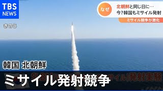 朝鮮半島でミサイル発射競争