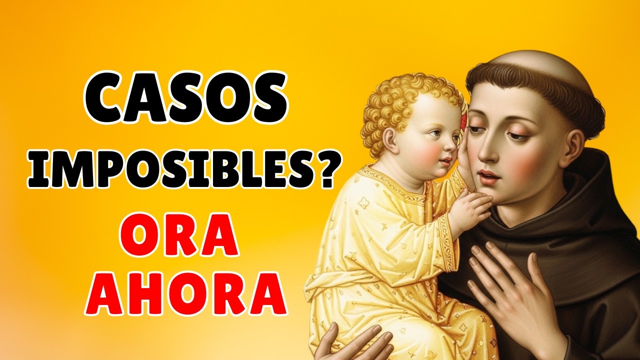 MILAGROS URGENTES HOY | ORACIÓN PODEROSA A SAN ANTONIO DE PADUA PARA CASOS IMPOSIBLES