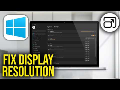 How To Fix Can't Change Display Resolution in Windows 11