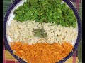 Making Tri Colour Rice / Special for Independence Day India  ბრინჯი ინდურად, ინდოეთის დროშის ფერებში