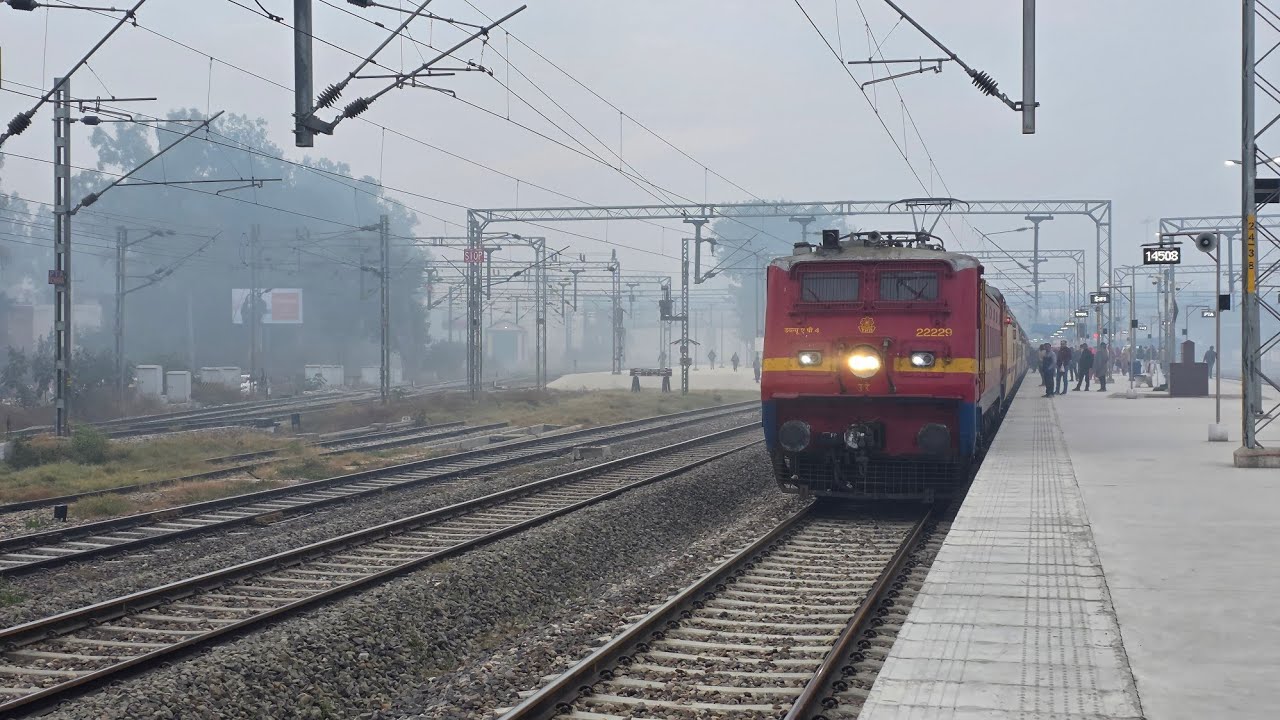 14508 AND 14736 DEPARTURE AND ARRIVAL AT PATIALA 