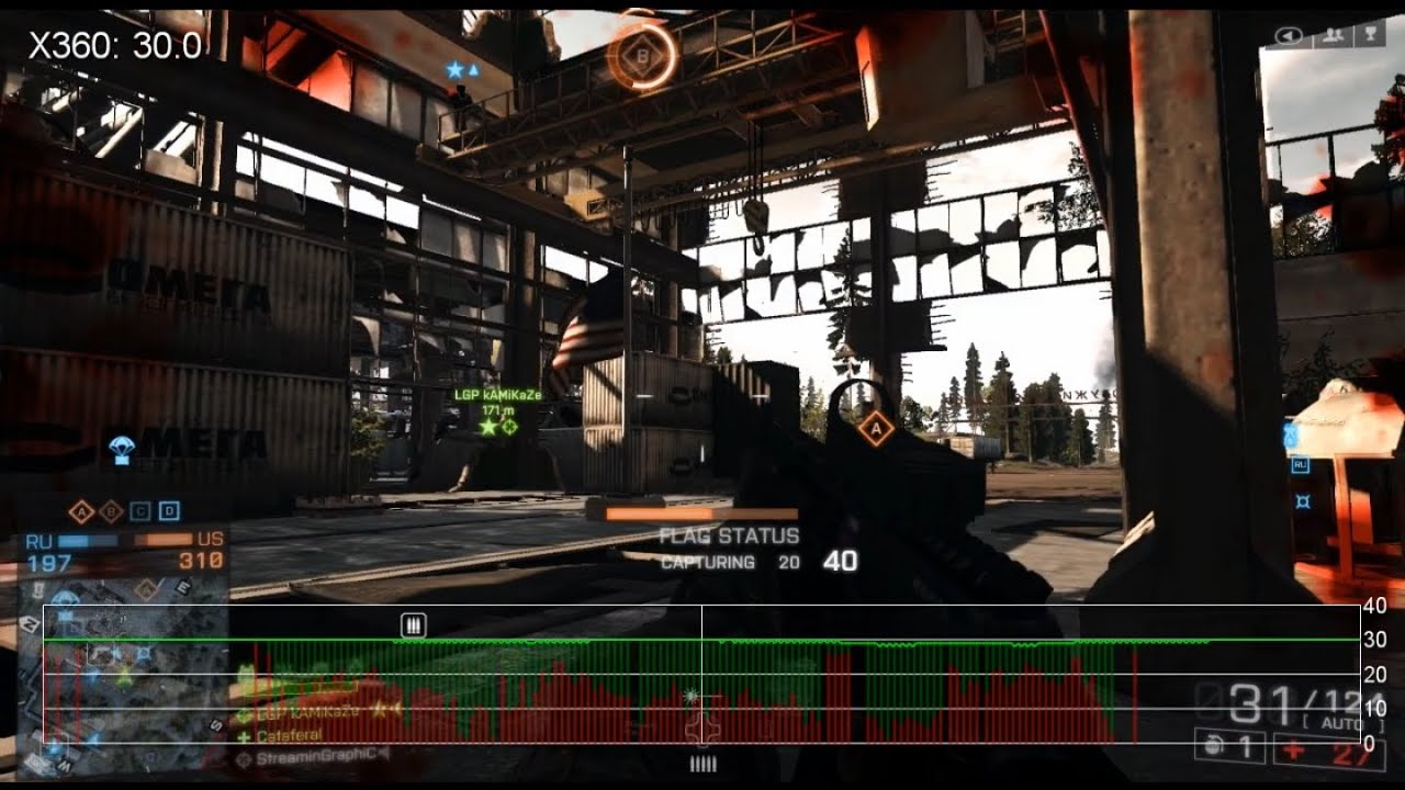 Battlefield 4: Xbox 360 Xbox Live Multiplayer Frame-Rate Tests