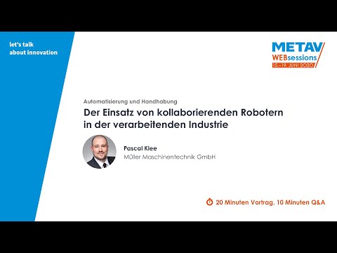 METAV Web-Sessions | Müller Maschinentechnik GmbH