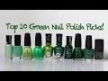 My Top 10 Green Nail Polish Favorites! 2015 | Sally Hansen, China Glaze, NARS & MORE!! My Top 10 Green Nail Polish Favorites! 2015 | Sally Hansen, China Glaze, NARS & MORE!!
